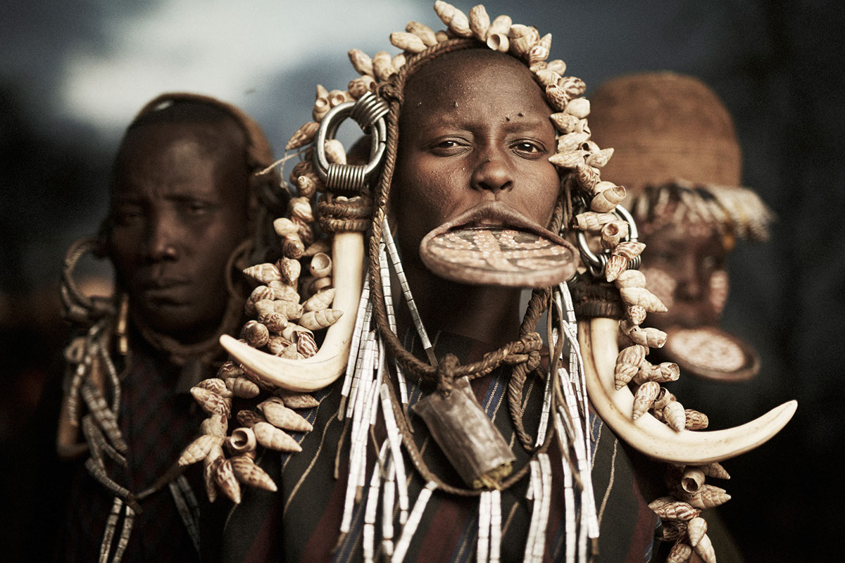 Племя мурсі в долині Омо (Ефіопія)