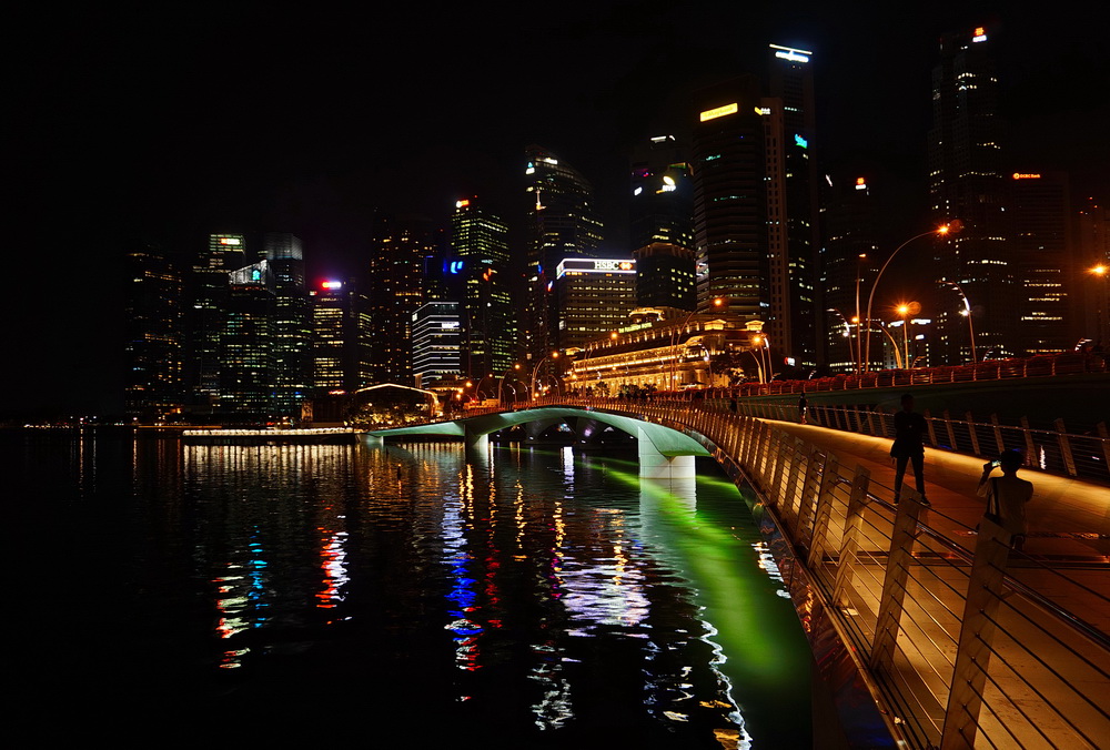 Нічний Сінгапур: Explanade Drive
