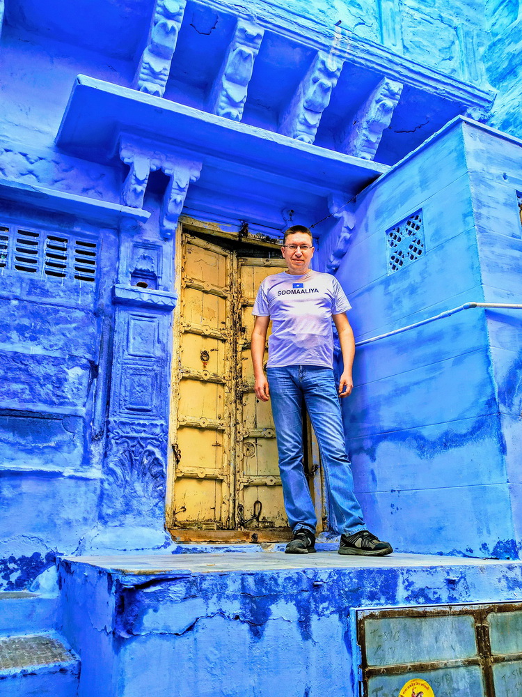 Блакитне місто Джодхпур в Раджастані, Індія