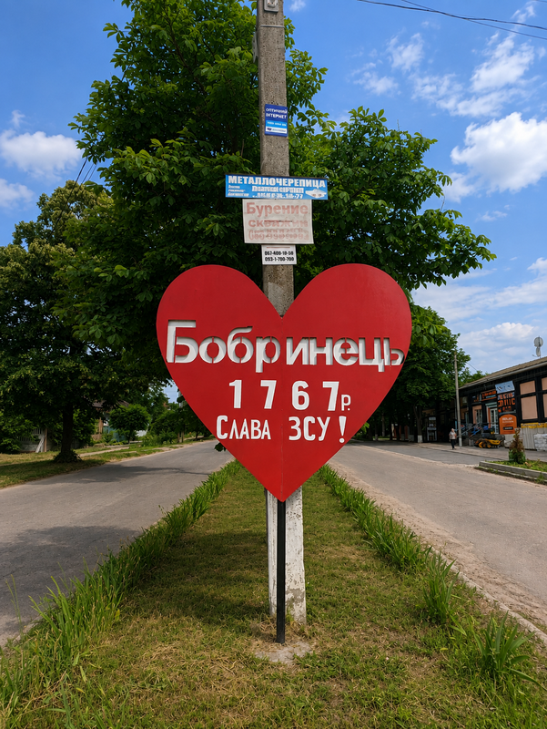 В’їзний знак Бобринець 1767