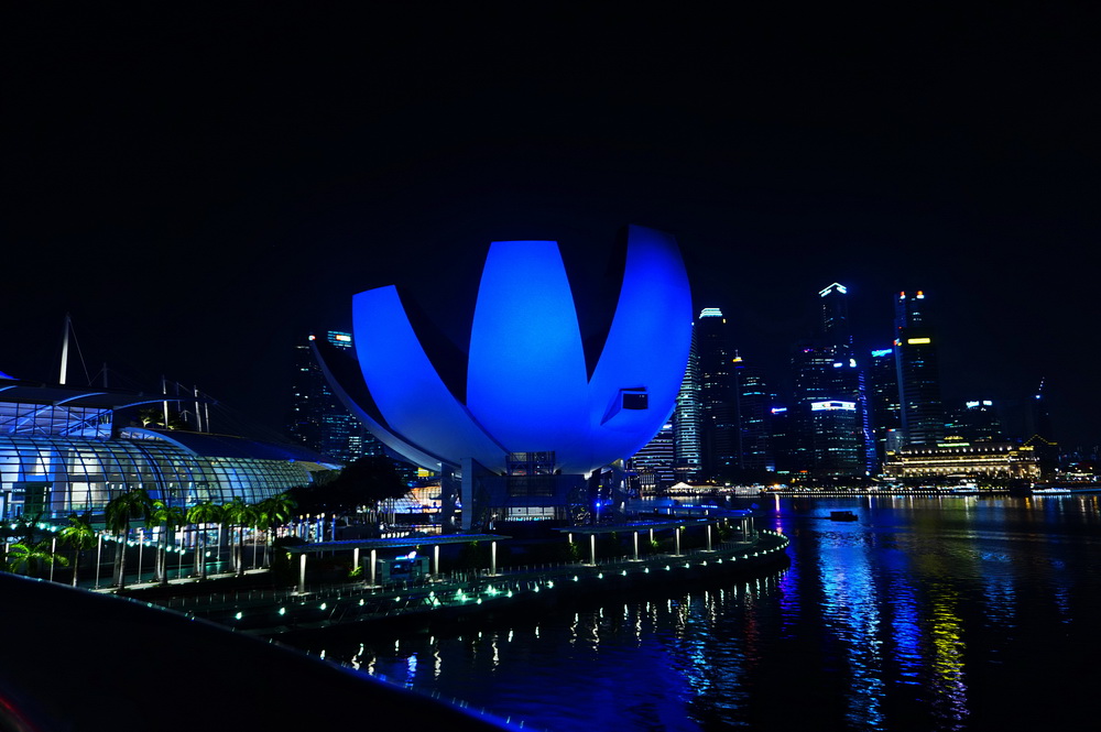 Нічний Сінгапур: Art Science Museum